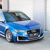 Flow Designs AUDI RS3 8V PFL HATCH FRONT SPLITTER V2 - V-Tech Australia | VW & Audi Performance Parts