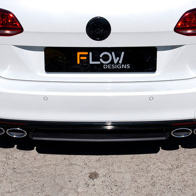 Flow Designs VW MK7 Golf R Wagon Rear Valance Set (3 Piece) - V-Tech Australia | VW & Audi Performance Parts