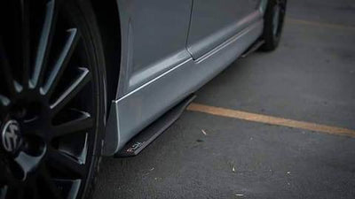 Flow Designs VW MK4 GOLF R32 SIDE SPLITTERS (4 PIECE) - V-Tech Australia | VW & Audi Performance Parts