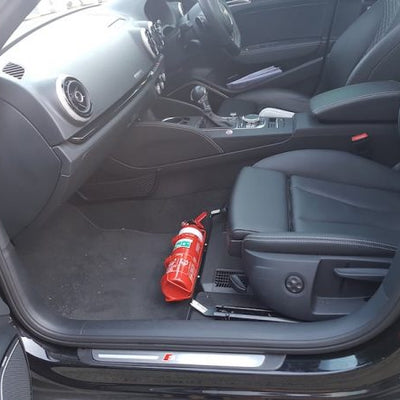 Kap Industries Fire Extinguisher Bracket Audi RS3 8V - V-Tech Australia | VW & Audi Performance Parts