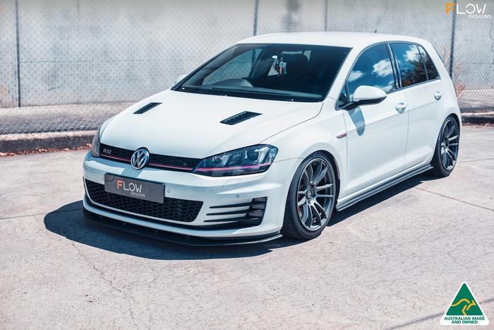 Flow Designs - MK7 Golf GTI Front Lip Splitter & Bumper Reinforcement Bracket - VTUNE PERFORMANCE | European Performance Specialists