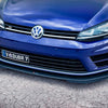 Flow Designs VW MK7 GOLF R FRONT SPLITTER EXTENSIONS (PAIR) - V-Tech Australia | VW & Audi Performance Parts