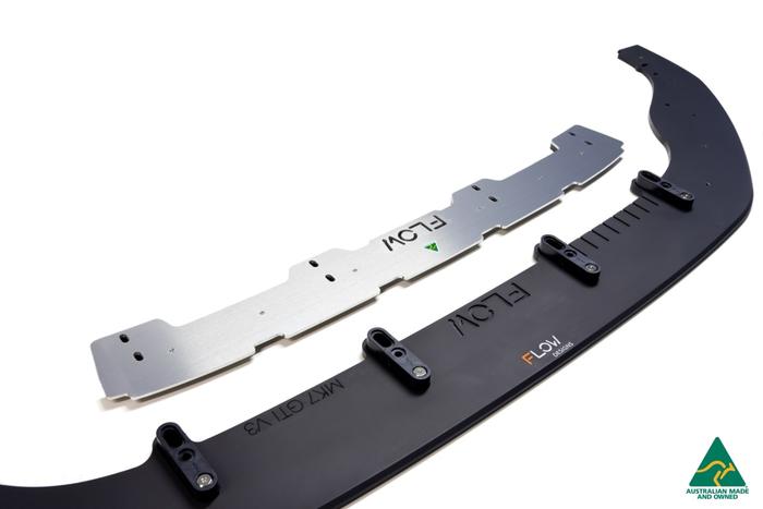 Flow Designs - MK7 Golf GTI Front Lip Splitter & Bumper Reinforcement Bracket - VTUNE PERFORMANCE | European Performance Specialists