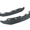 Flow Designs VW MK7 GOLF R FRONT SPLITTER EXTENSIONS (PAIR) - V-Tech Australia | VW & Audi Performance Parts