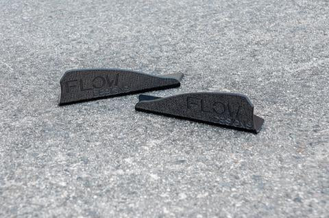Flow Designs VW MK7 GOLF R REAR SPAT WINGLETS (PAIR) - V-Tech Australia | VW & Audi Performance Parts