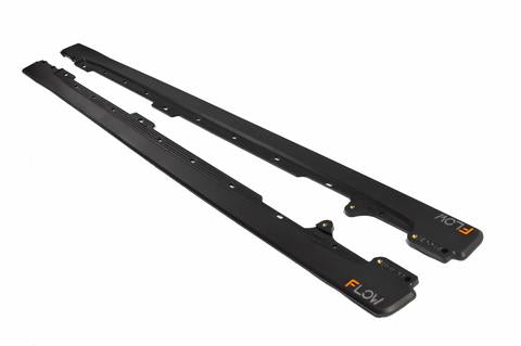 Flow Designs VW MK6 GOLF GTI SIDE SPLITTERS V3 (PAIR) - V-Tech Australia | VW & Audi Performance Parts