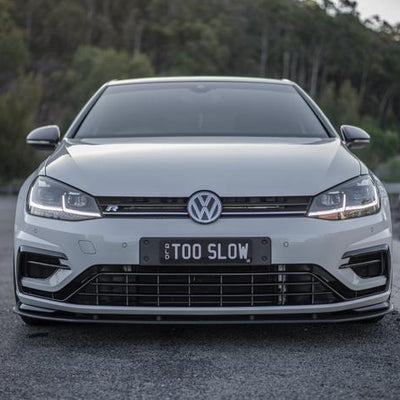 Flow Designs - VW MK7.5 Golf R Front Splitter & Aero Spacers - VTUNE PERFORMANCE | European Performance Specialists
